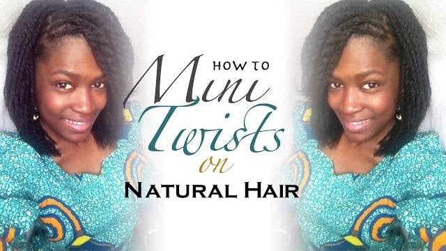 Mini twists natural hair-How to do mini twists on natural hair