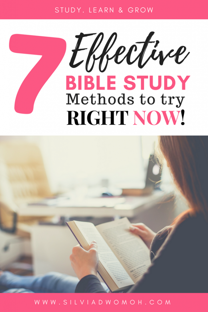 7 Effective bible study methods to try right now